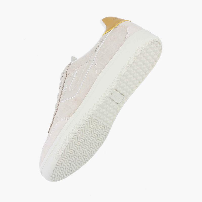 SHEFFIELD JOGGER M - SUEDE/NAPPA - IVORY/BROWN